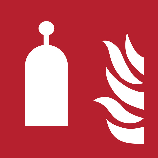 Säkerhetsskylt Fjärrutlösningsstation, 150 x 150 mm