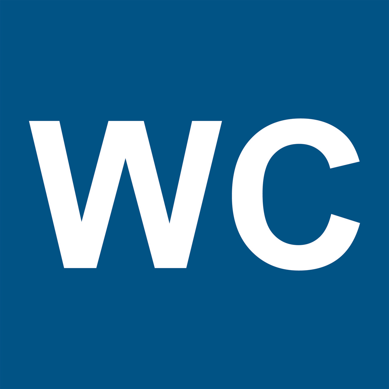 Toalettskylt, 100 x 100 mm