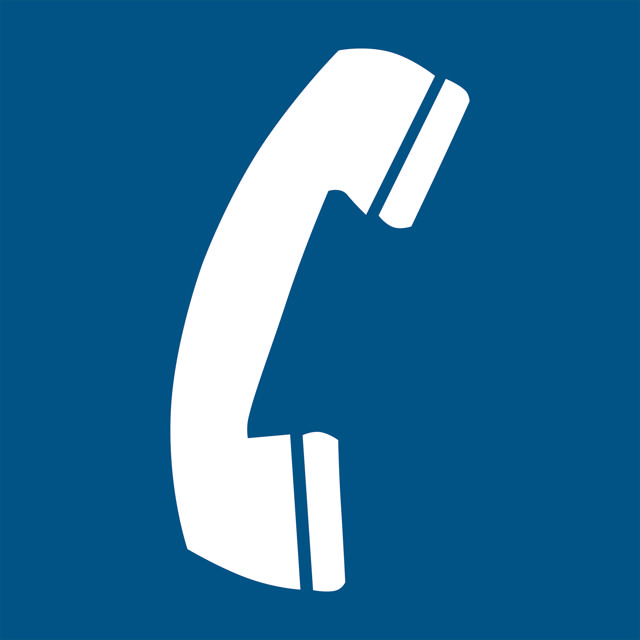 Telefonskylt, 100 x 100 mm