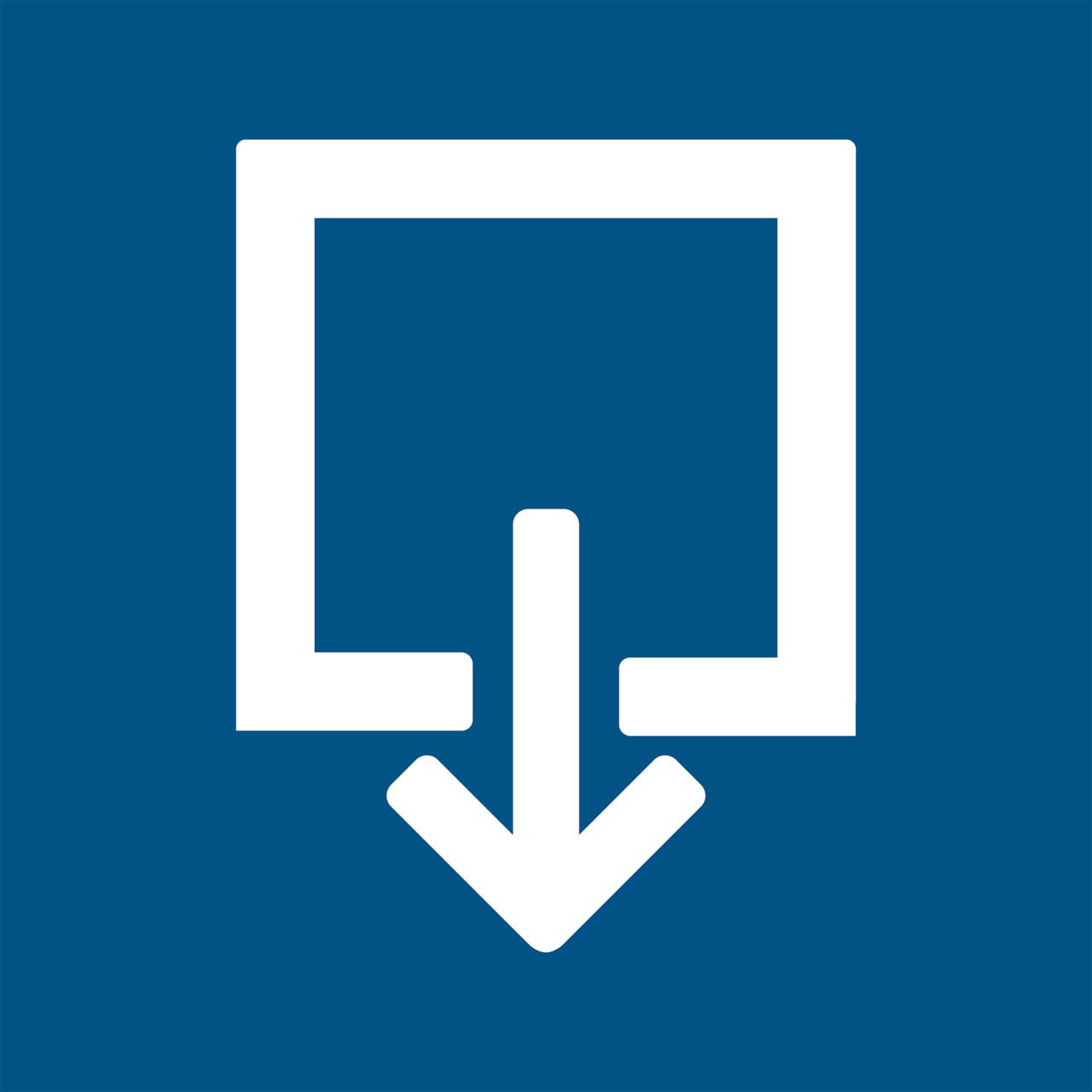 Utgångsskylt, 100 x 100 mm