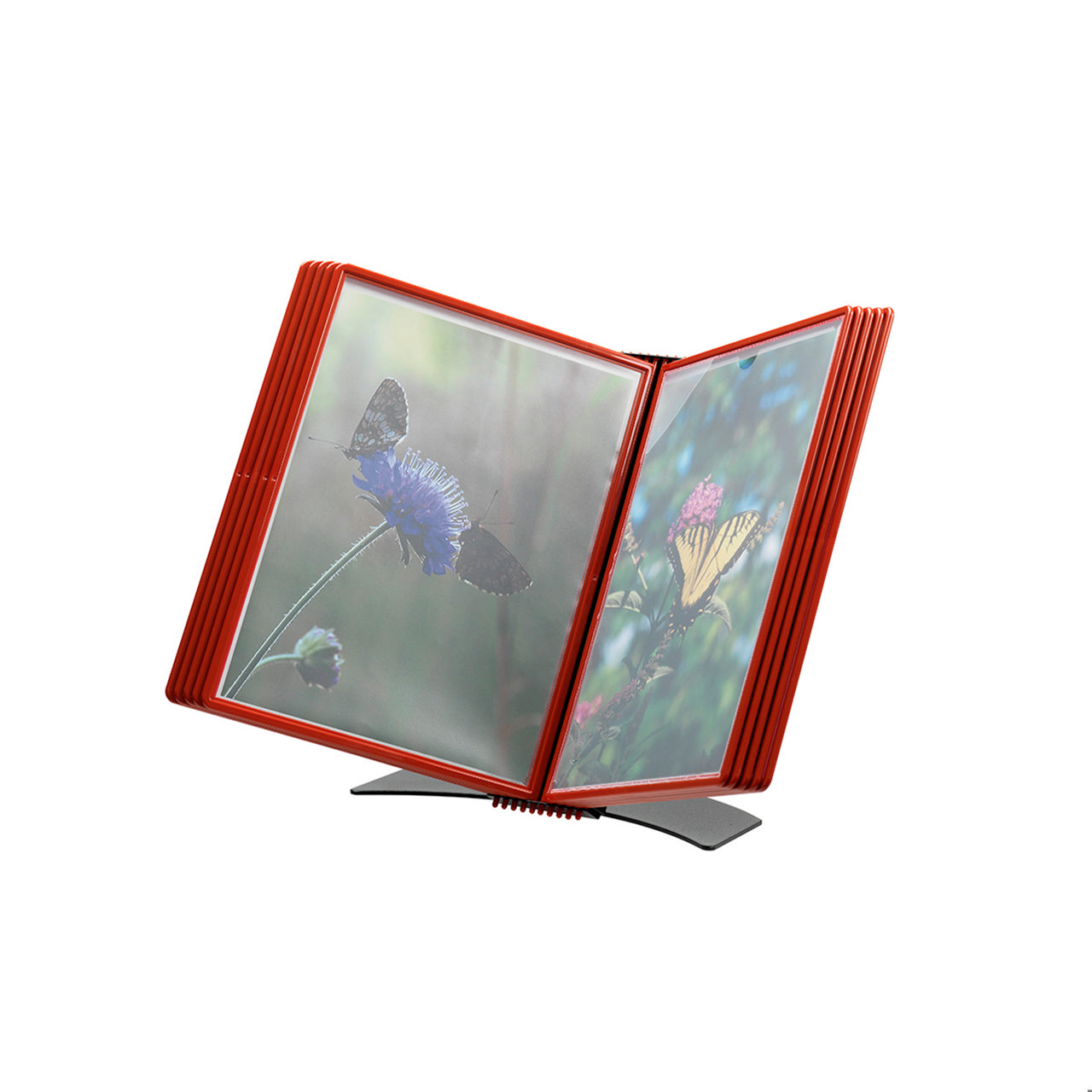Flex-o-Frame Premium Skrivbordsdokumentvisningssystem, A4, 10 fickor