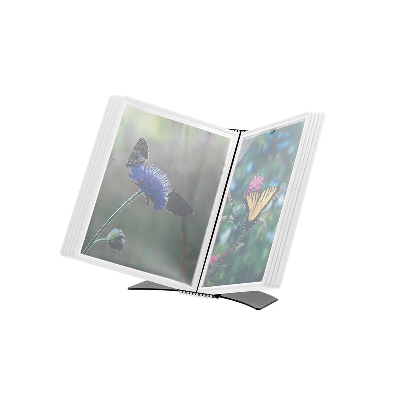 Flex-o-Frame Premium Skrivbordsdokumentvisningssystem, A4, 10 fickor