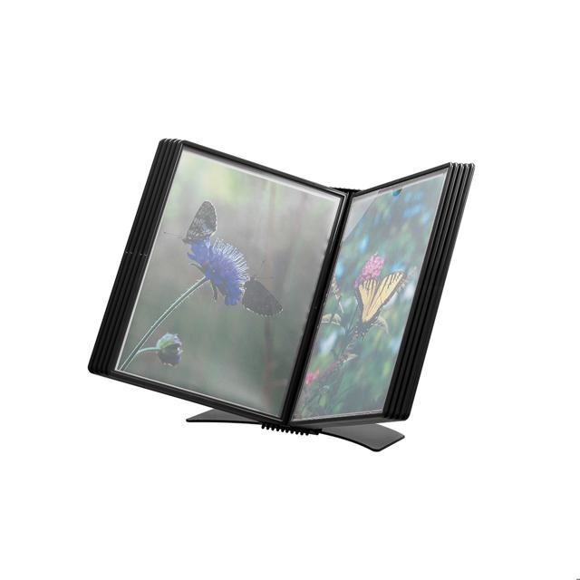 Flex-o-Frame Premium Skrivbordsdokumentvisningssystem, A4, 10 fickor