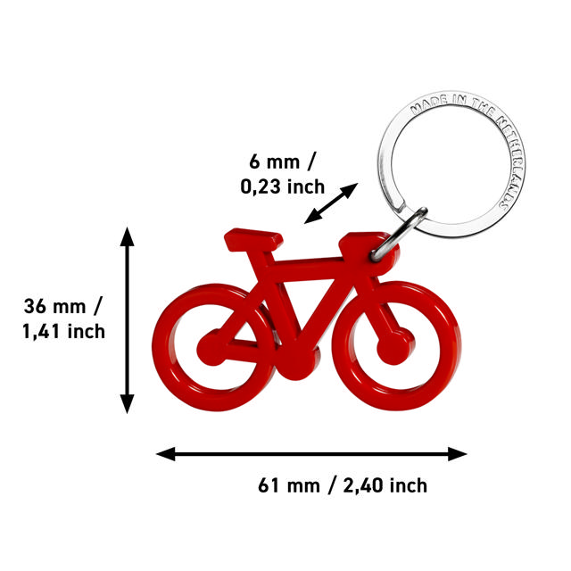 Nyckelring Cykel, återvunnen