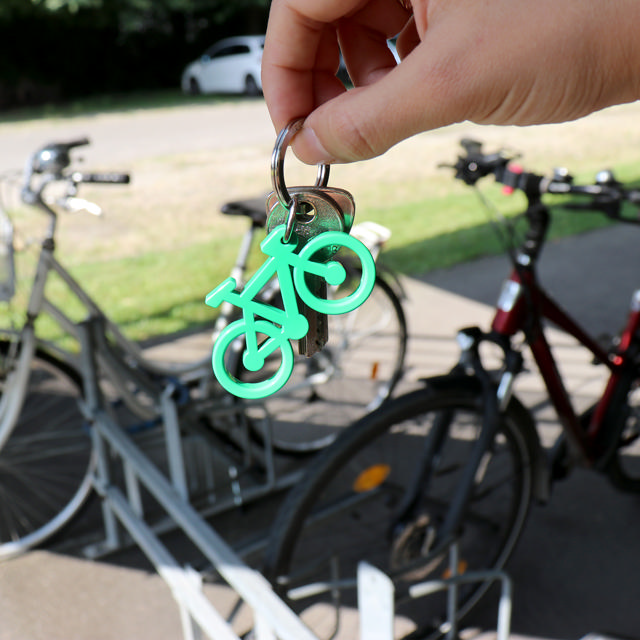 Nyckelring Cykel, återvunnen