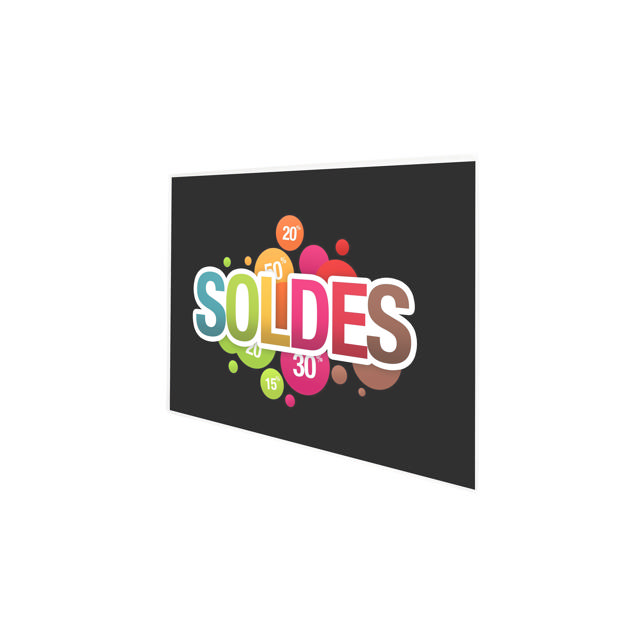 Självhäftande skylthållare i akryl, permanent, A3