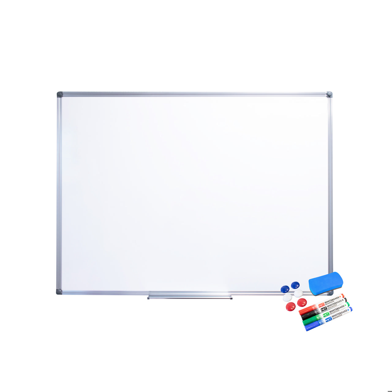 Magnetisk Dry Erase Whiteboard, Starter Kit, 100 x 75 cm