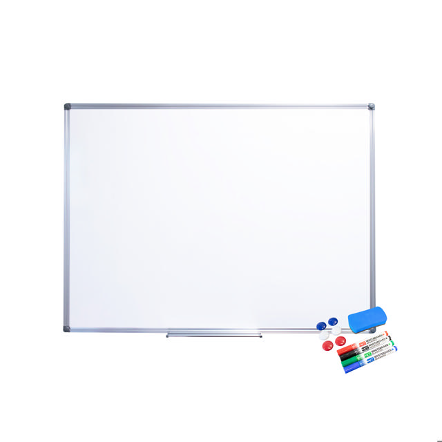 Magnetisk Dry Erase Whiteboard, Starter Kit, 100 x 75 cm