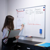 Magnetisk Dry Erase Whiteboard, Starter Kit, 100 x 75 cm