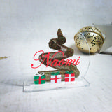 Anpassningsbar akryl bordsplaceringskort, rund