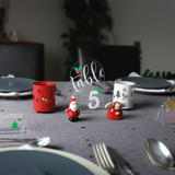 Anpassningsbar akryl bordsnummerskylt, rund