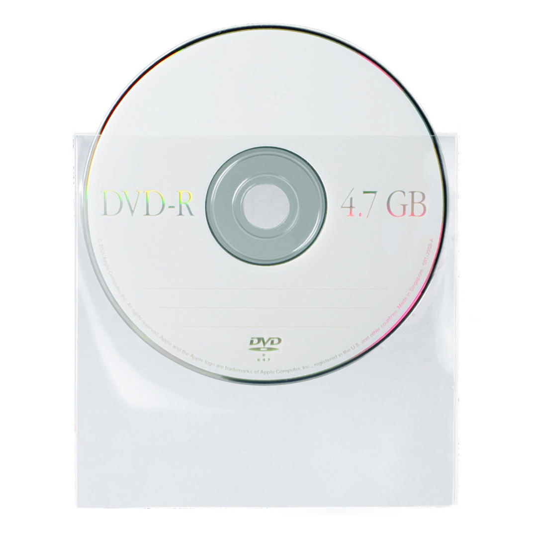 Icke-adhesiv CD-ficka
