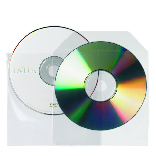Icke-adhesiv CD-ficka