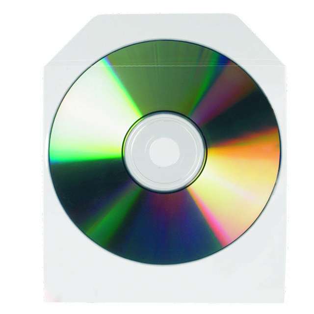 Icke-adhesiv CD-ficka med klaff