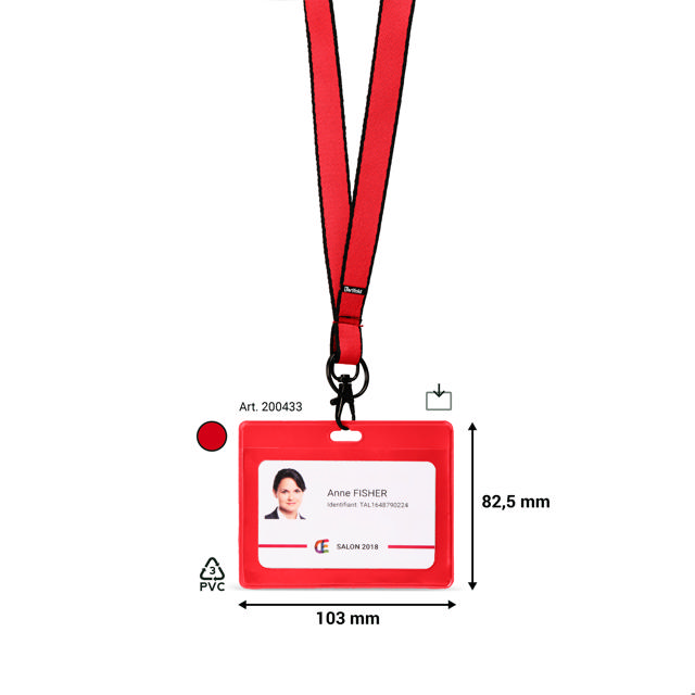 Brickhållare, horisontell