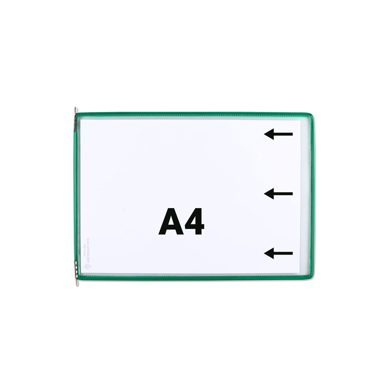 Tarifold svängbar ficka, A4, liggande, höger sidoinmatning