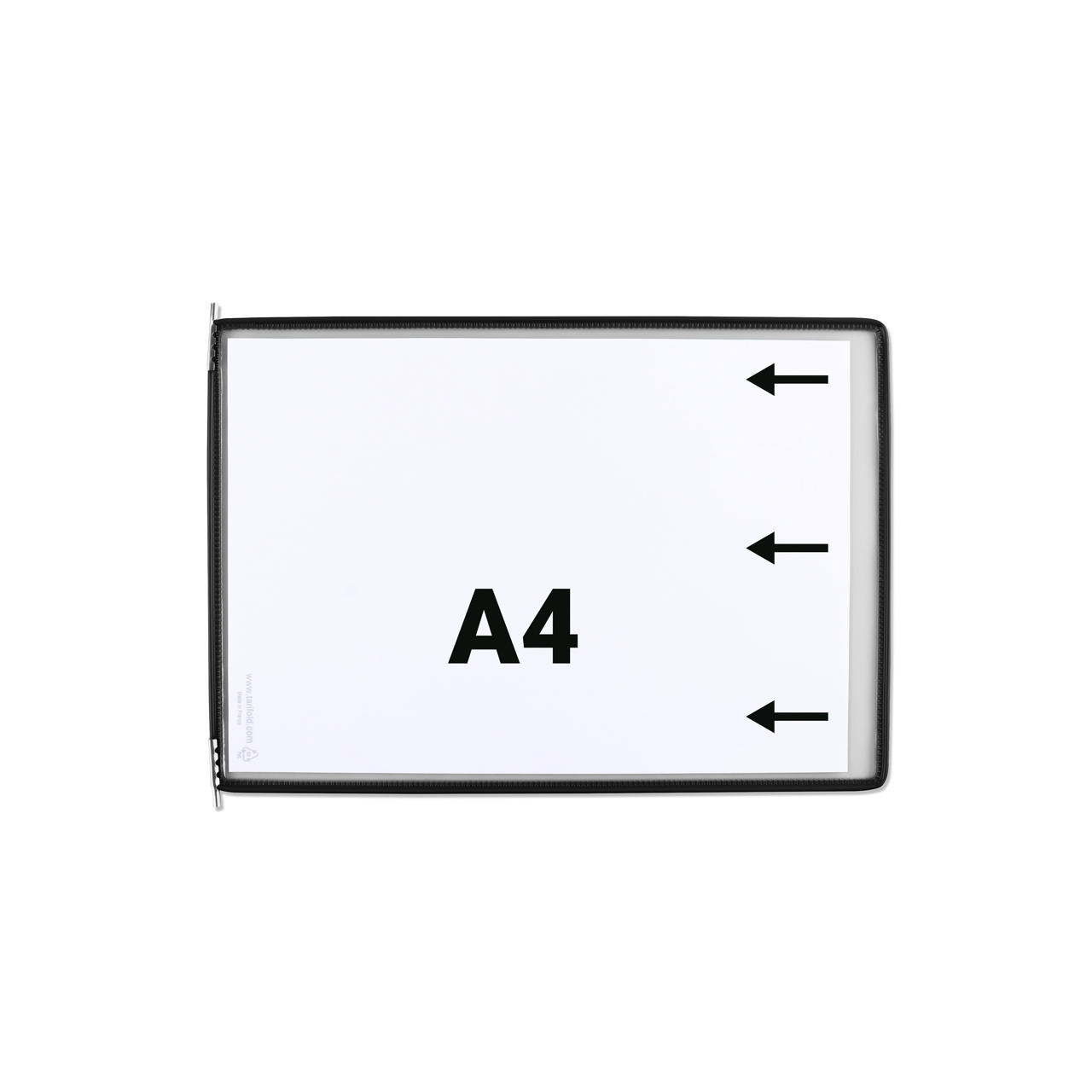 Tarifold vridbar ficka, A4, liggande, höger sidoinmatning