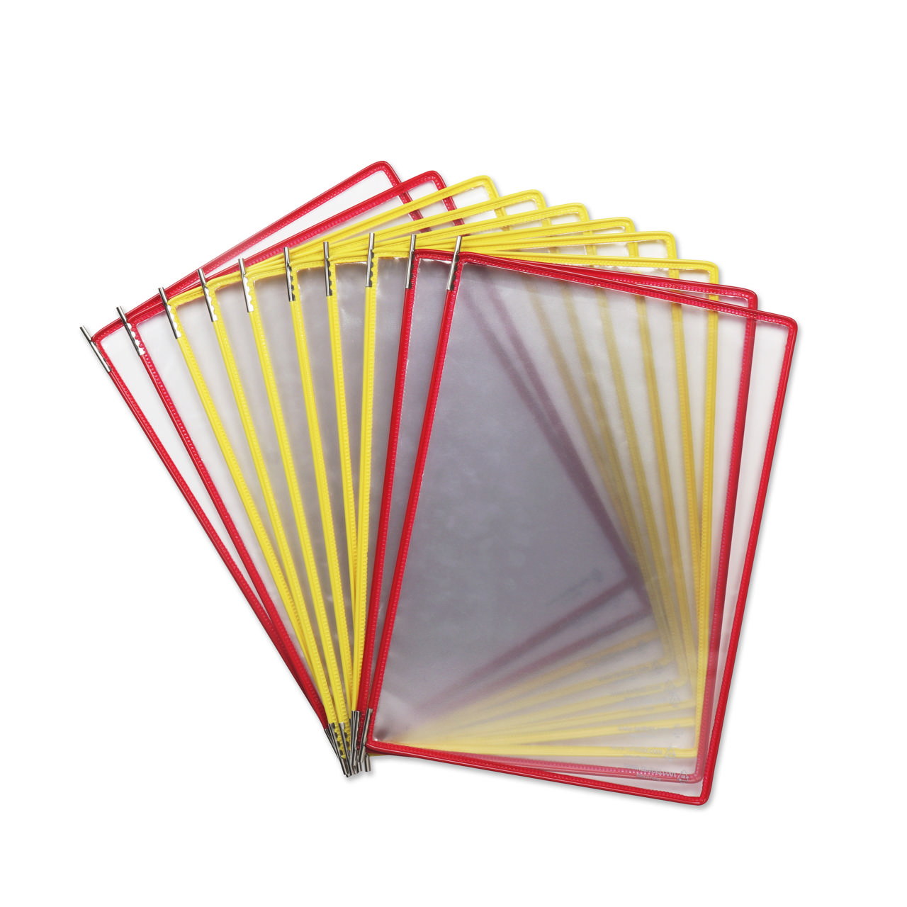 Tarifold metallväggdokumentdisplaysystem, A4, 10 fickor, Spaniens färger