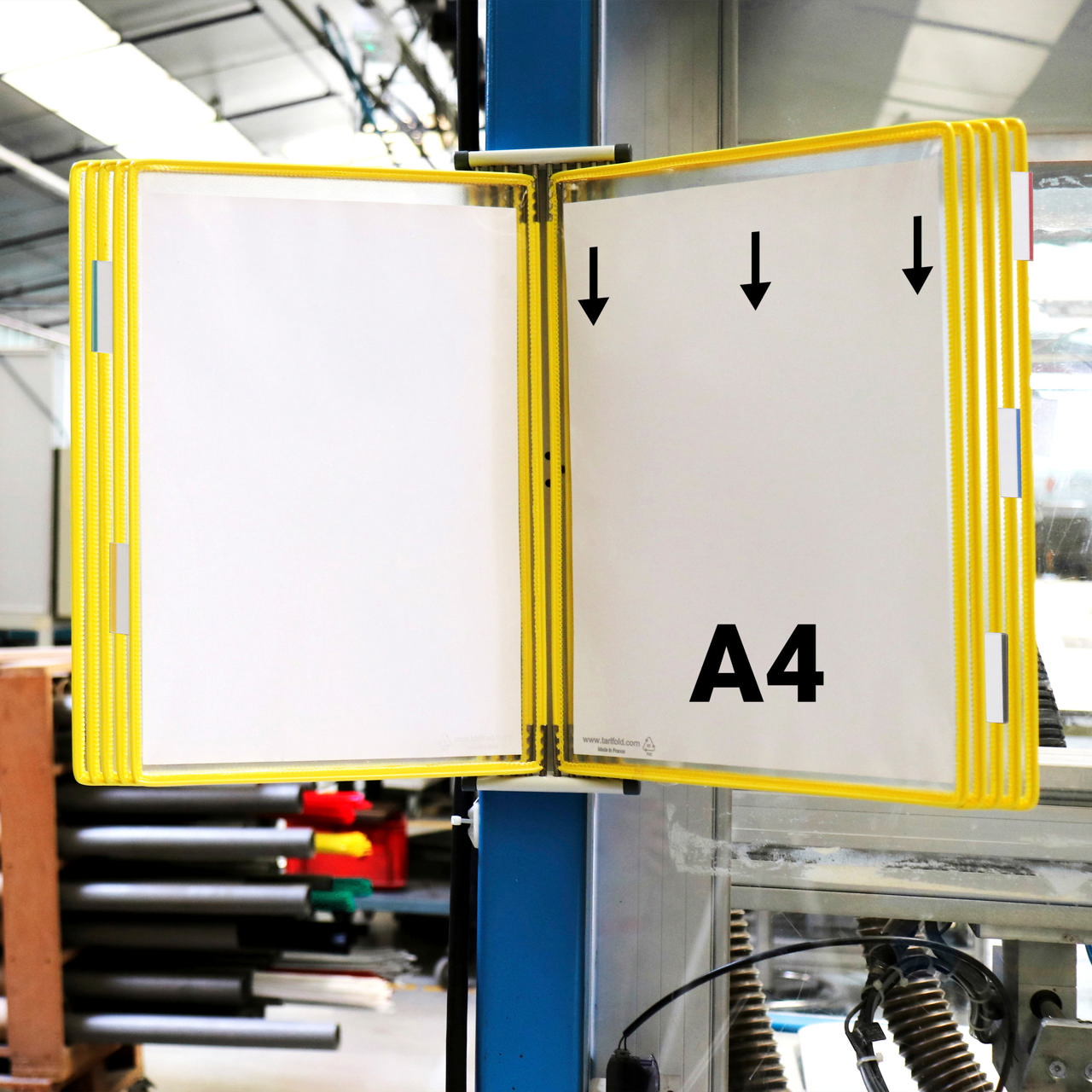 Tarifold Magnetiskt Väggdokumentvisningssystem, A4, 10 Fickor