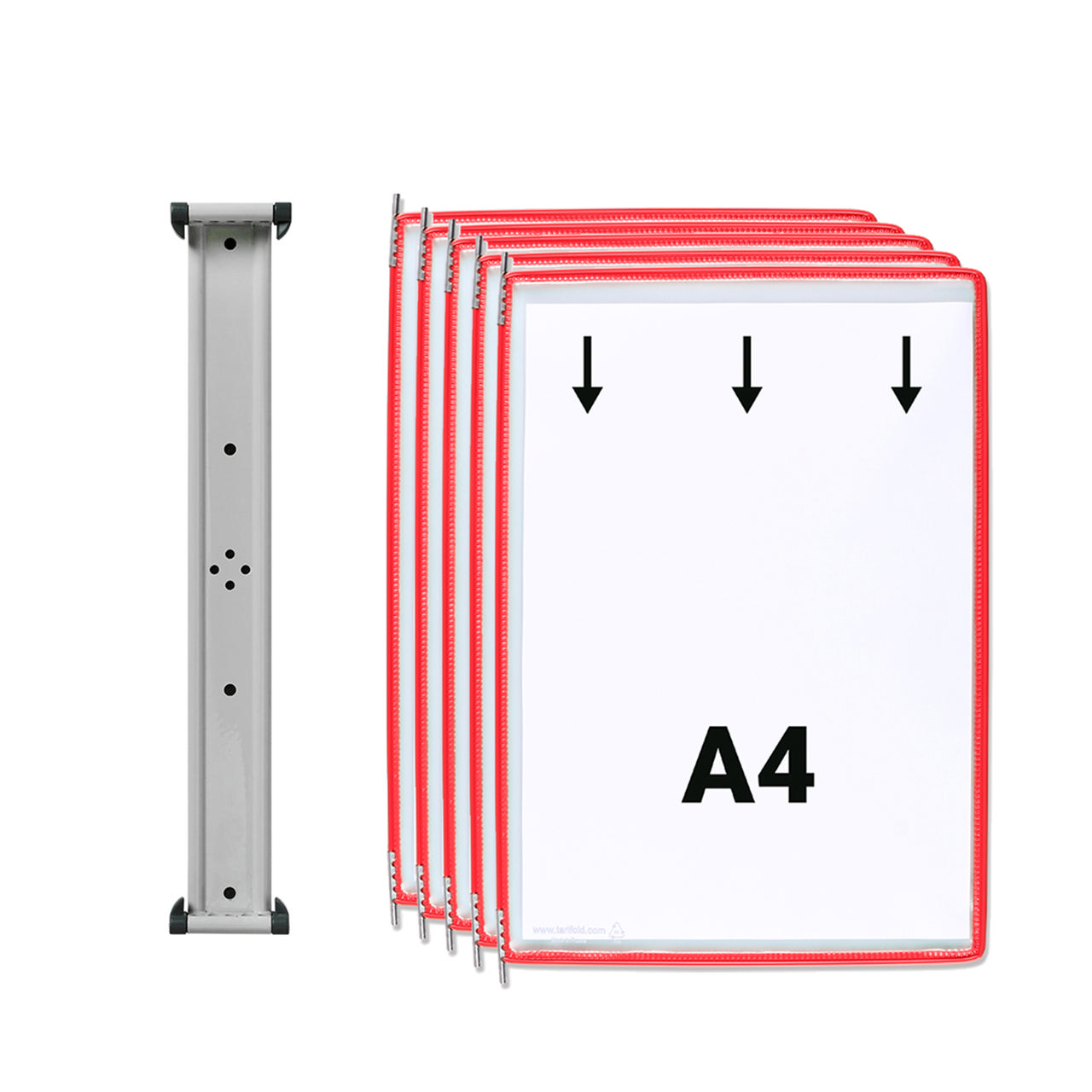 Tarifold Magnetiskt Väggdokumentvisningssystem, A4, 5 Fickor