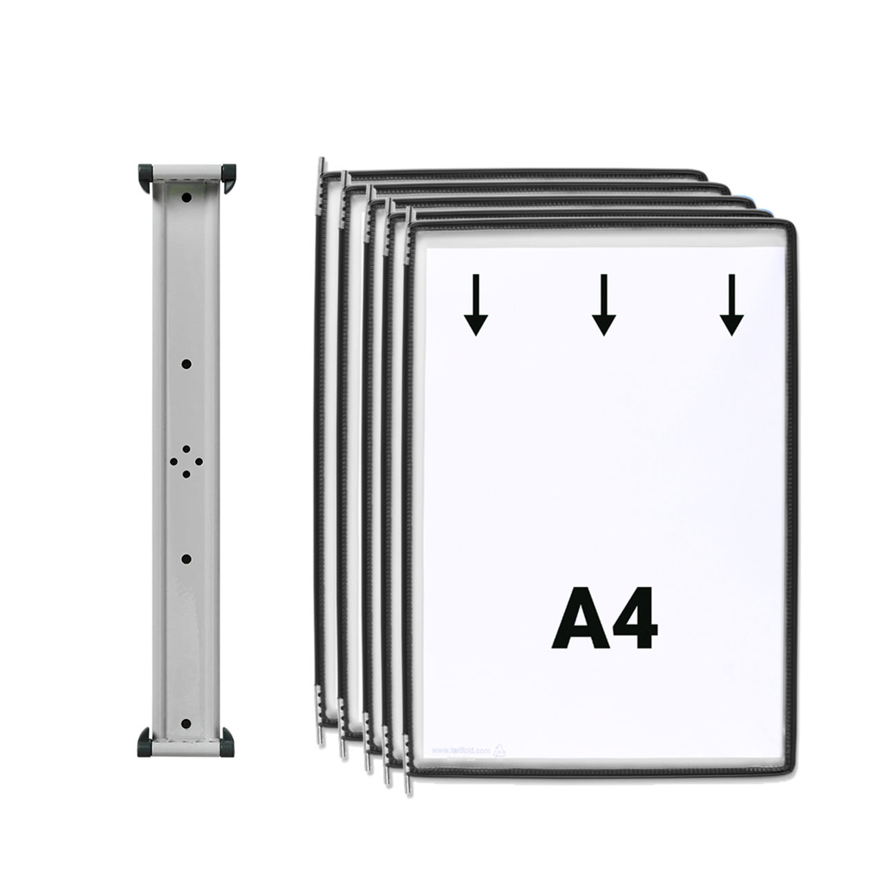 Tarifold Magnetiskt Väggdokumentvisningssystem, A4, 5 Fickor