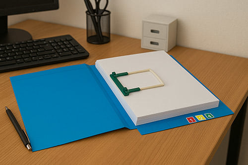 Lateral hängmappar (för hyllor)